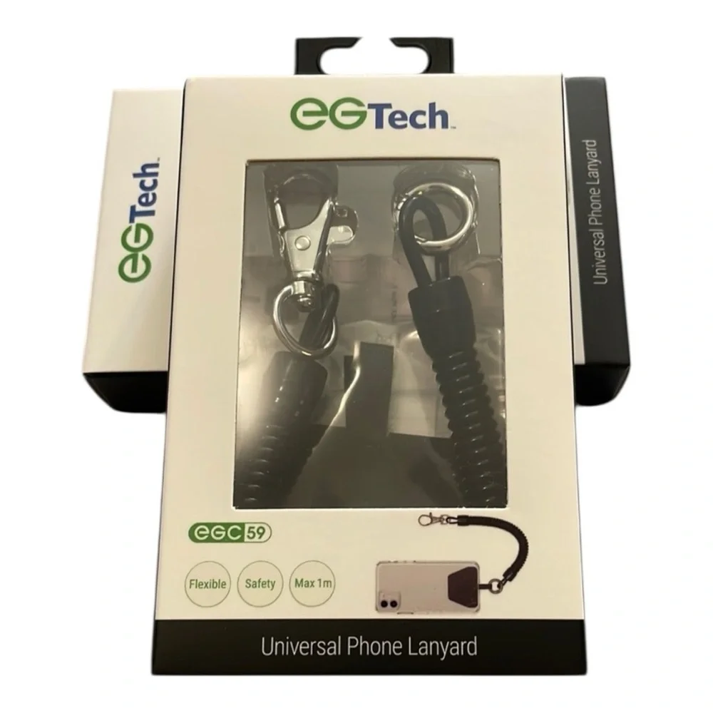 Black Universal Phone Lanyard